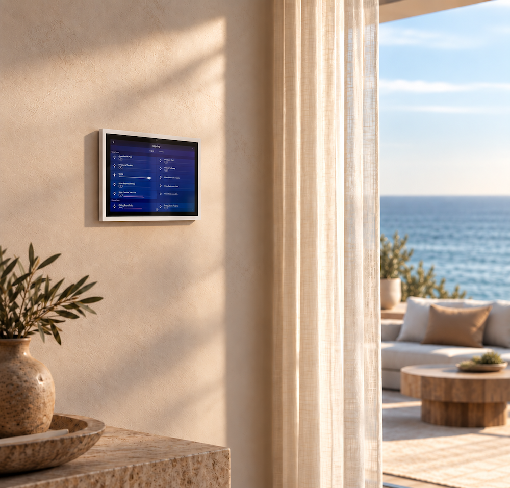 Control4 touchscreen